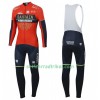 Radbekleidung Radtrikot Langarm + Lang Trägerhose 2018 Bahrain-Merida N001